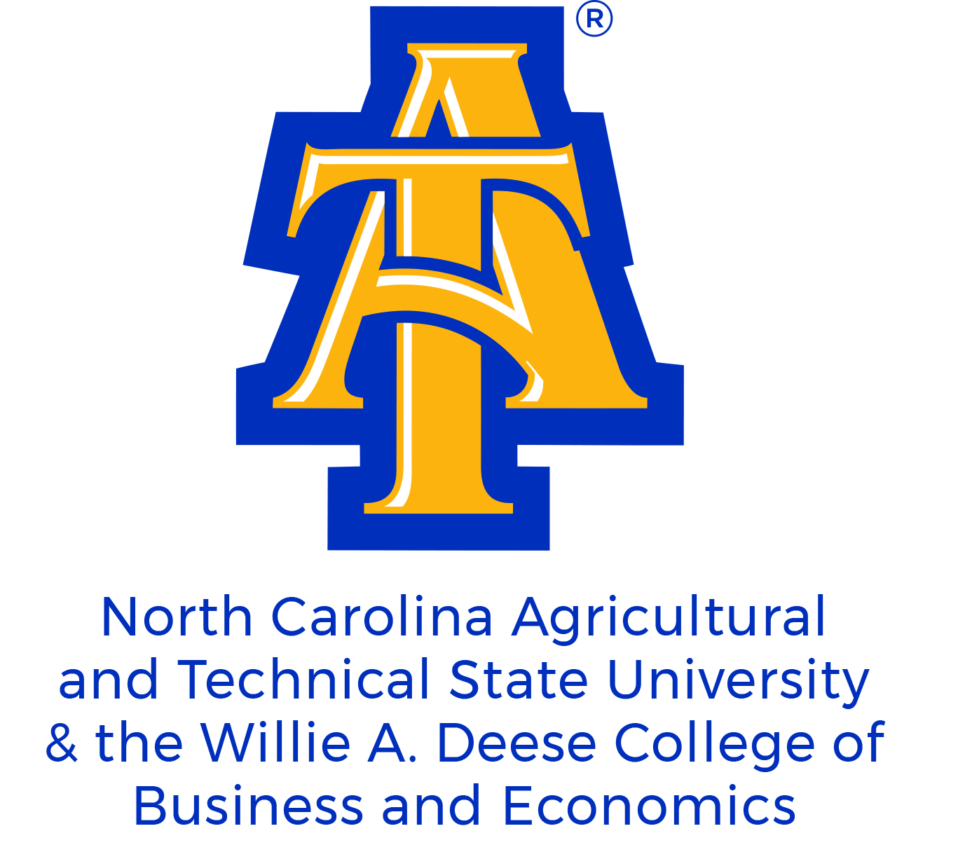 NC A&T State University & the Willie A. Deese College of Business and Economics Logo